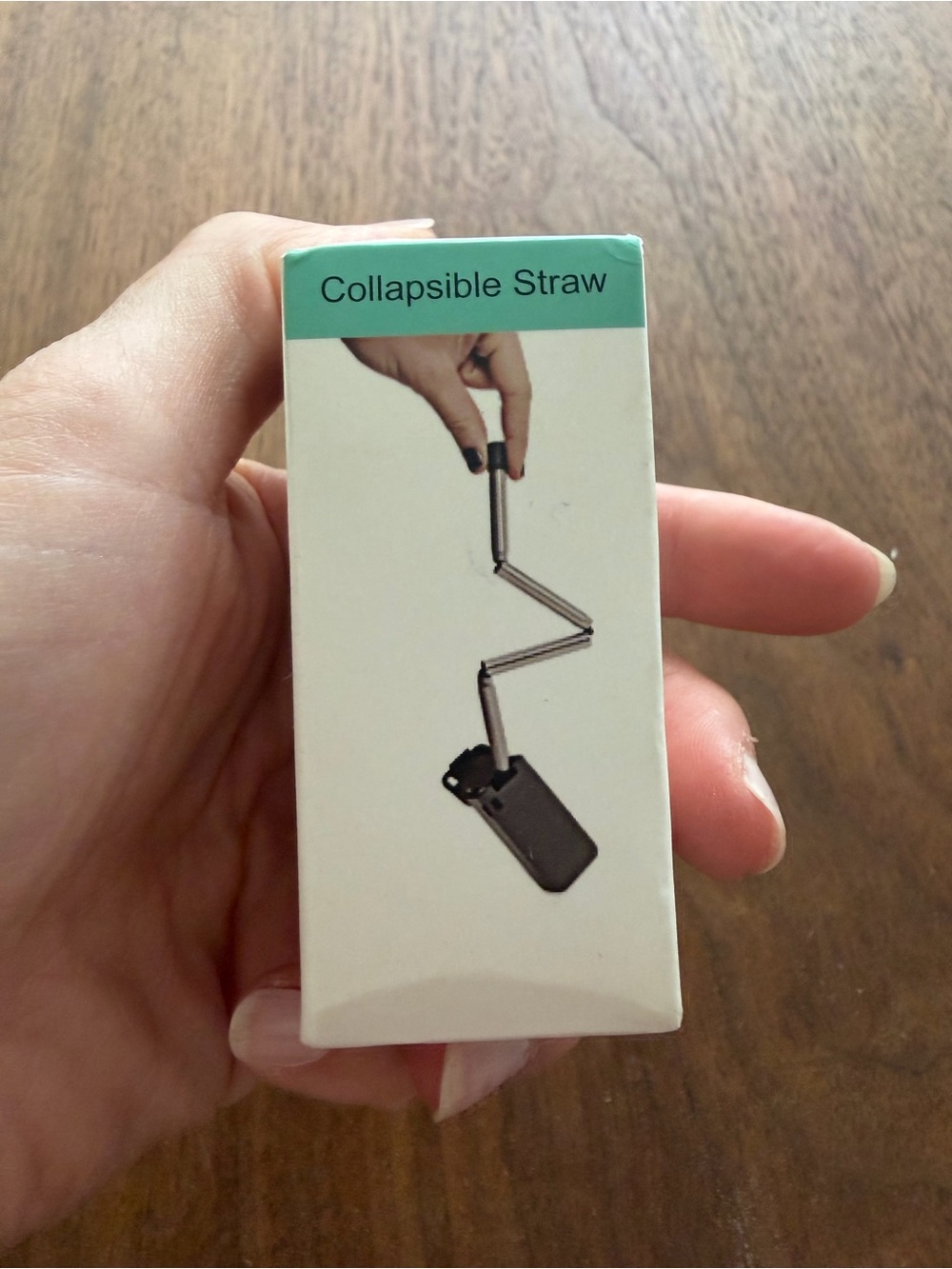 🗽Collapsible Stainless Steel Straw with Carry Case - Silver